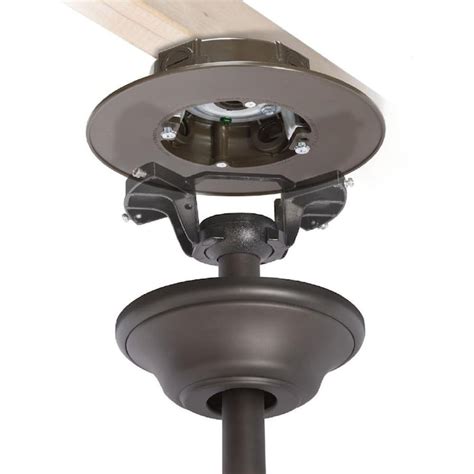 3 4 reducer outdoor electric box lowes|BELL PVC Outdoor Ceiling Fan Box, Bronze .